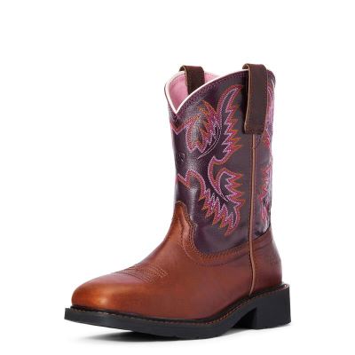 Ariat Krista Steel Toe - Werkschoenen DonkerBruin Dames - 10127-161